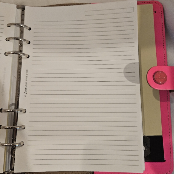 Filofax Original A5 Organizer - Fluoro Pink - Picture 10 of 15